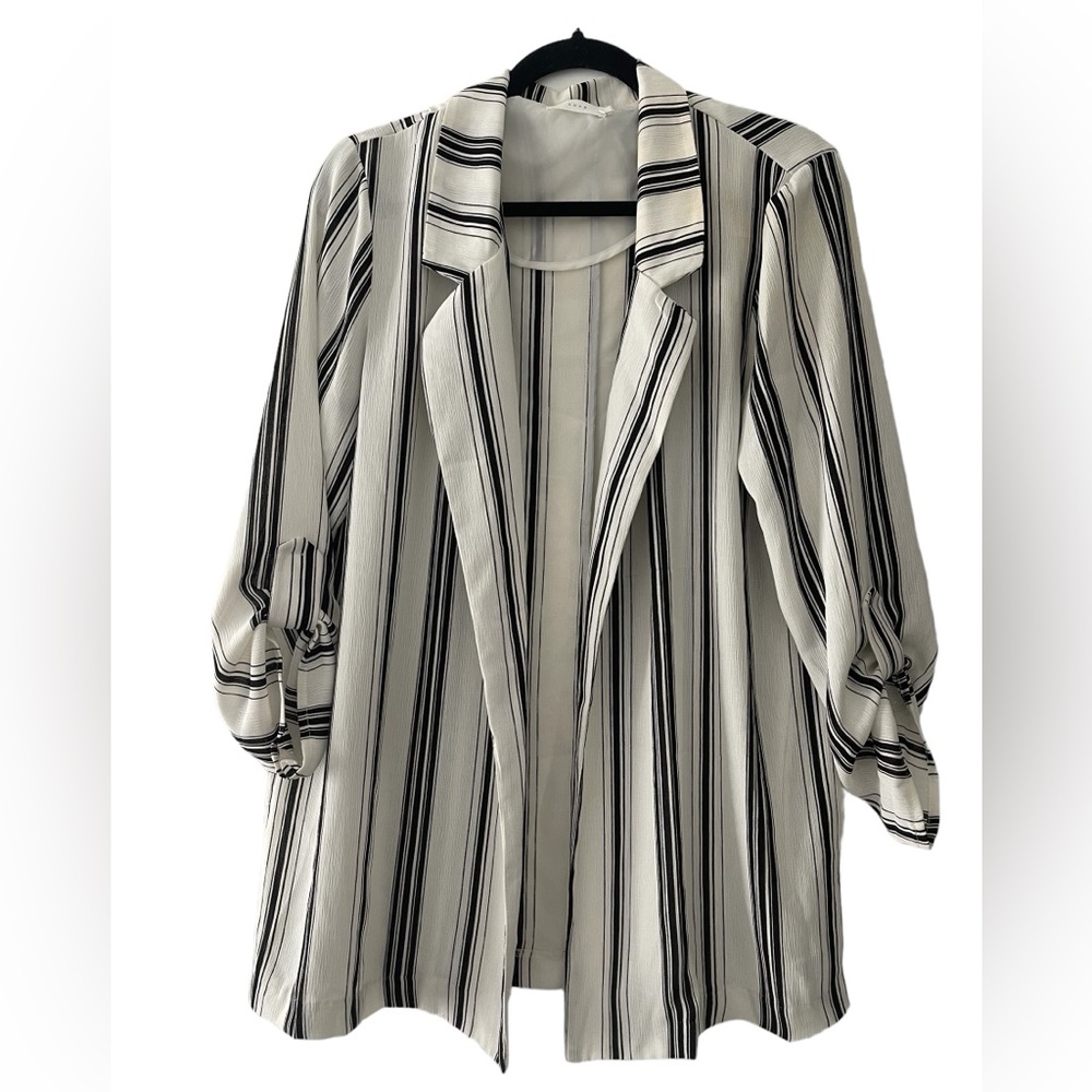 Lush Loose Stripped Jacket